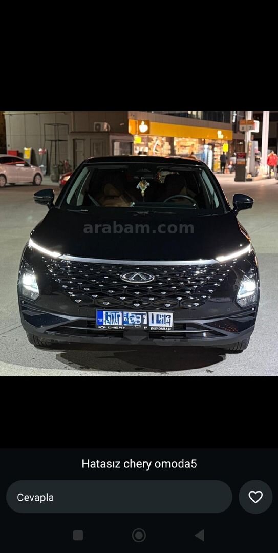 Sahibinden Chery Omoda 5 1.6 T-GDI Excellent 2023 Model Batman 45.000 km Siyah 2