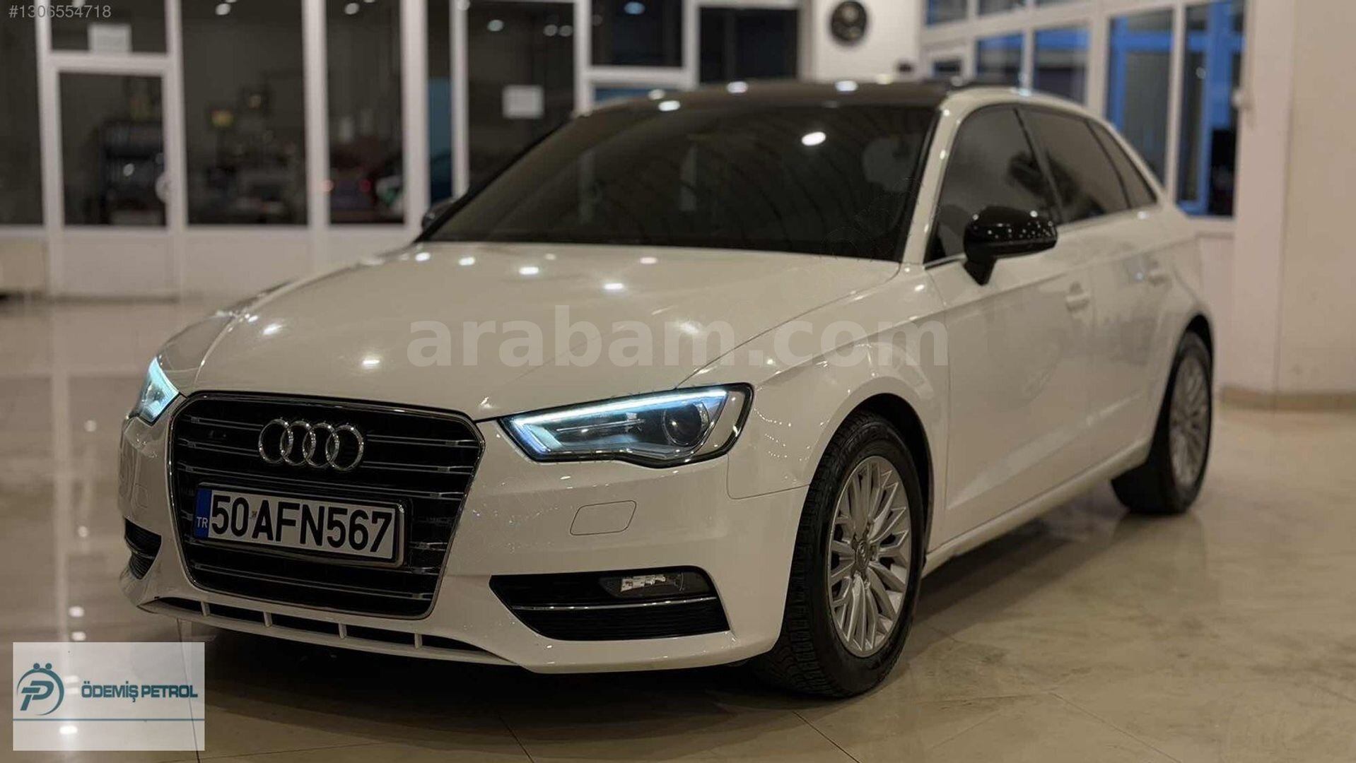 Galeriden Audi A3 Sportback 1.6 TDI Ambiente 2015 Model Nevşehir 130.000 km Beyaz 3