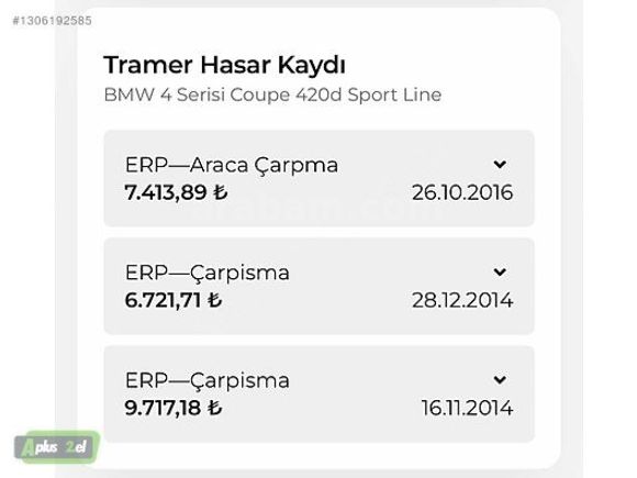 2014 BMW 420d COUPE-F1-ISITMA-HAFIZA-RECARO-137.000km