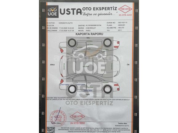 KARAKAYA AUTODAN 1.4 KILIMALI DEGİŞENSİZ AVEO