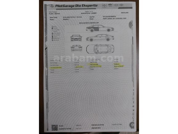 Sahibinden Renault Fluence JOY PAKET  ACİL SATILIK
