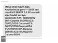 YILDIZ OTOMOTİV NAZİLLİDEN BRAVA KLİMALI