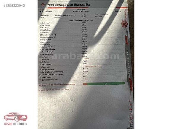 Orijinal otomatik hatasız