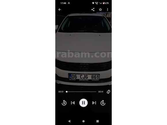 Sahibinden Fiat Egea 1.4 Fire Easy 2021 Model  71.000 km Beyaz