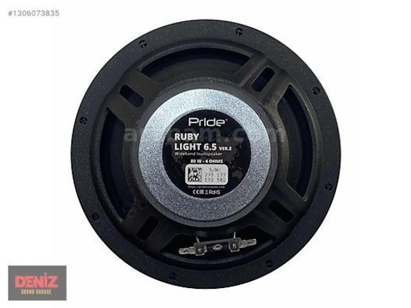 Pride 16cm Midrange Ruby Night 6.5 V2 160 Watt 80 Rms 1 Çift 2ad
