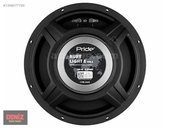 Pride 20cm Midrange Ruby Light 8 V2 200 Watt 150 Rms 1 Çift 2ad