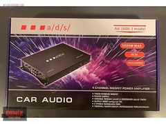 a/d/s 4 Kanal Amfi AD 1600.1 3000 Watt Sıfır 2 Yıl Garanti..