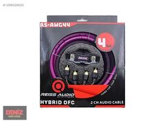 Reiss Audio RS-AWG44 Komple 4 ga Kablo Kiti Kaliteli Tam Takım..