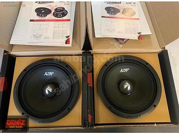 Dynamat Azap-20 Teki 300 Rms 20 Cm Midrange Üst Sınıf..