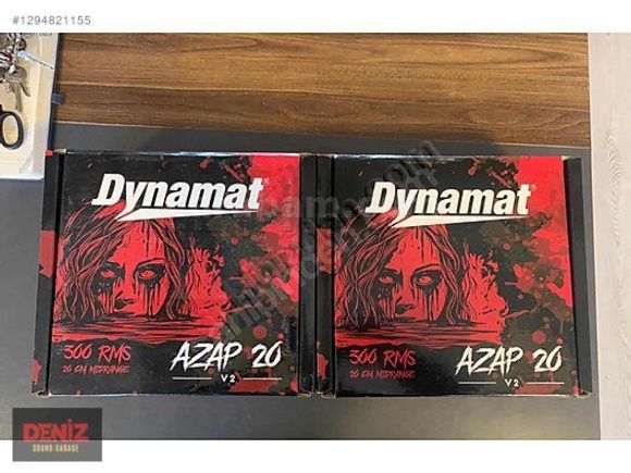 Dynamat Azap-20 Teki 300 Rms 20 Cm Midrange Üst Sınıf..