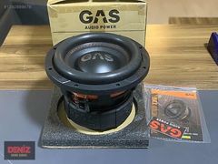 GAS Audio 25 cm Subwoofer MAX S1-10D2 3000 Watt 1500 Rms..