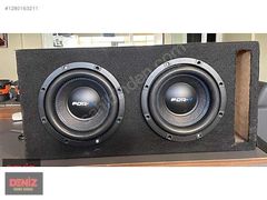 For-x 20 cm Subwoofer XW-2008 D2 2 Adet Mdf Kabinde Sıfır...