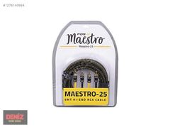 For-x Maestro RCA Kablo 5 Metre OFC %100 Bakır Parazit Yapmaz..