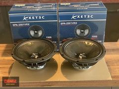 Xetec 25 cm Neo Midbass SPA-2501 VRX 1500 Watt 500 Rms Karbon..