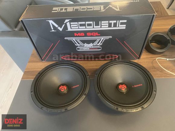 Macoustıc 20 cm Midrange M8-SQL HYBRID Technology 200 Rms..