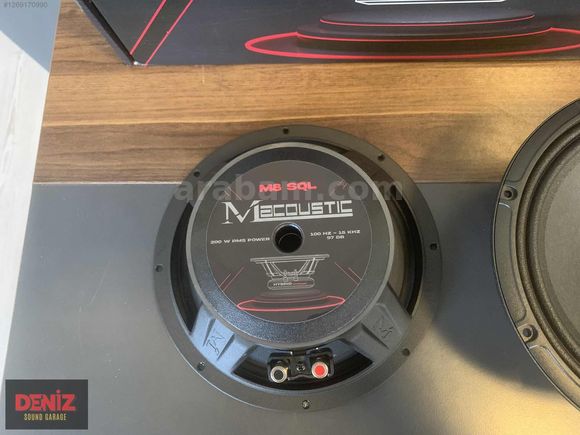 Macoustıc 20 cm Midrange M8-SQL HYBRID Technology 200 Rms..