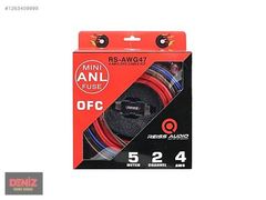 Reiss Audio 4ga %100 Bakır OFC Kablo Seti Tam Takım RS-AWG47