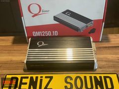 QLİNE 1250.1D MONO AMFİ ÇOK AZ KULLANILDI SIFIR AYARINDA..