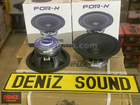 For-x XMD-208 20 cm Midrange 200 Rms Kaliteli..
