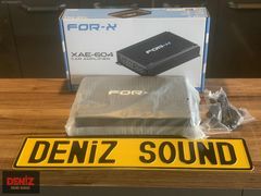 FOR-X XAE 604 BAS KONTROLLÜ AMFİ SIFIR 2 YIL GARANTİLİ
