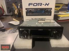 For-x X-606BT 3 AMFİ ÇIKIŞLI USB-AUX-BT SIFIR 2 YIL GARANTİLİ