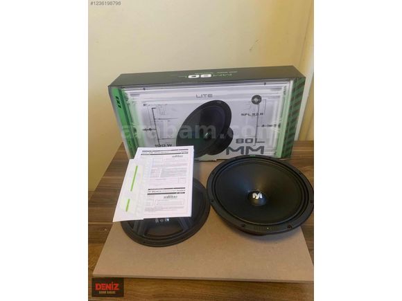 DB Macheta Lıte MM80L 20 cm SPL Midrange Teki 100 Rms...