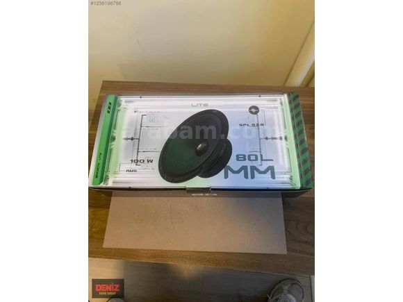 DB Macheta Lıte MM80L 20 cm SPL Midrange Teki 100 Rms...