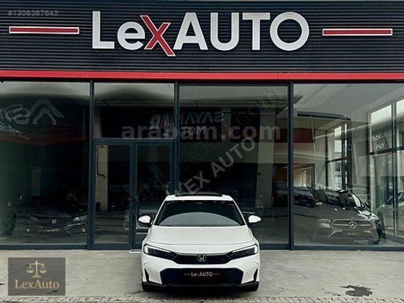 "LexAUTO" 2025 HONDA CİVİC ECO ELEGANCE PLUS FAB.LPG SEDEF BEYAZ