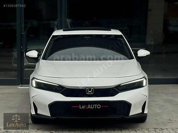 "LexAUTO" 2025 HONDA CİVİC ECO ELEGANCE PLUS FAB.LPG SEDEF BEYAZ