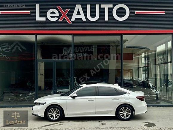 "LexAUTO" 2025 HONDA CİVİC ECO ELEGANCE PLUS FAB.LPG SEDEF BEYAZ