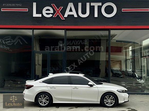 "LexAUTO" 2025 HONDA CİVİC ECO ELEGANCE PLUS FAB.LPG SEDEF BEYAZ