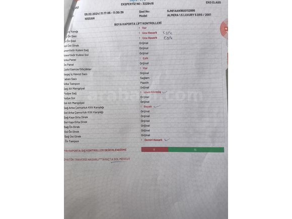 Sahibinden Nissan Almera 1.5 Comfort 2001 Model  234.000 km Gri (Gümüş)