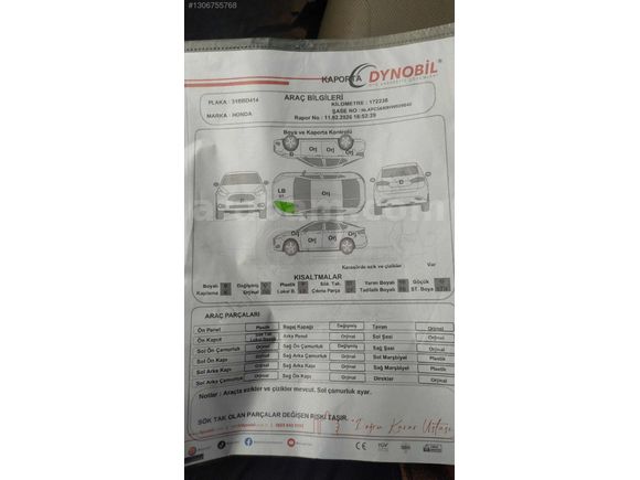 2017/HONDA CIVIK/ECO EXECUTİVE/FULL+FULL/EMALSIZ TEMZLİKTE