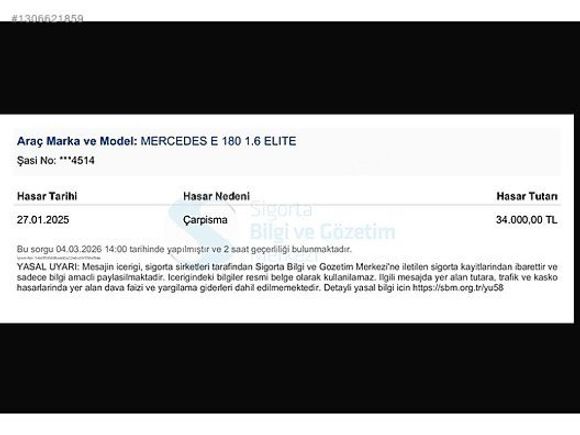 İLK SAHİBNDN 2015 ÇIKIŞLI KOMPLE YETKİLİ SERVİS BAKML E180 ELİTE