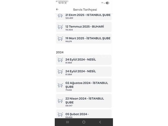 ilk elden kazasız servis bakımlı az kullanılmış acil