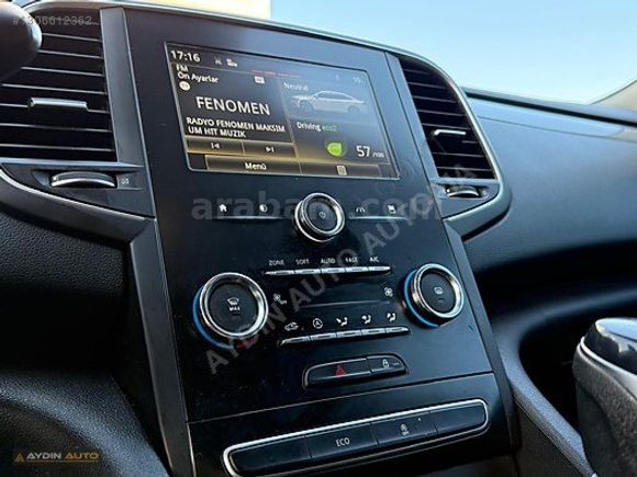 2016 RENAULT TALİSMAN 1.5 DCI TOUCH ANAHTARSZ ÇLŞTRMA+LED FAR