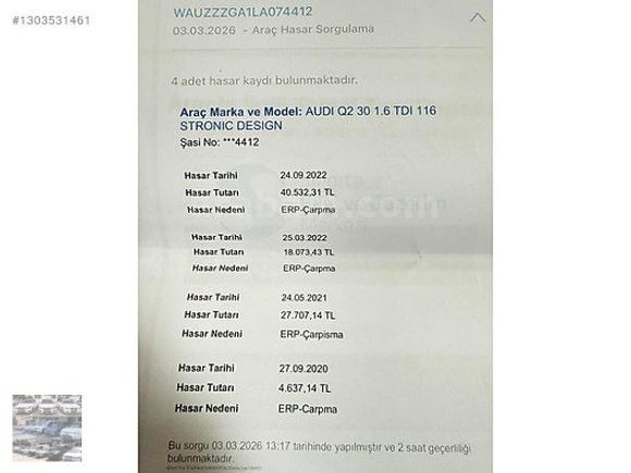 ''BİGA OTOMOTİV'' AUDİ Q2 30 TDI Design S-Tronic