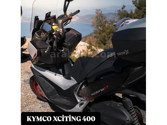 hatasız, çantalı, ön-arka kameralı, yeni akülü, Kymco Xciting VS 400 Limited Edition  Muğla