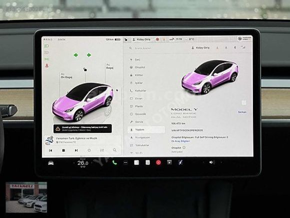 2023 Boyasız ! TESLA_Y_LONG_RANGE_4WD_LEGACY_514BG_106.000 Km