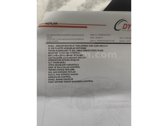 Sahibinden Ford Focus 1.6 Titanium 2012 Model 