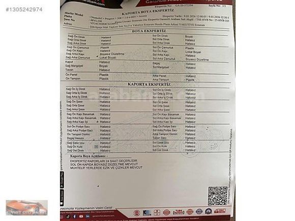 Hasar Kayıtsız Otomatik Masrafsızz !!!