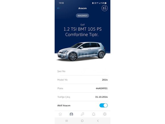 Sahibinden Volkswagen Golf 1.2 TSi Comfortline 2014 Model 