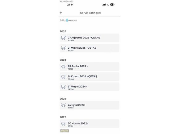 2021 CLİO OTOMATİK+HATASIZ+TESLA EKRAN+90BİNDE+SERVİS BAKIMLI