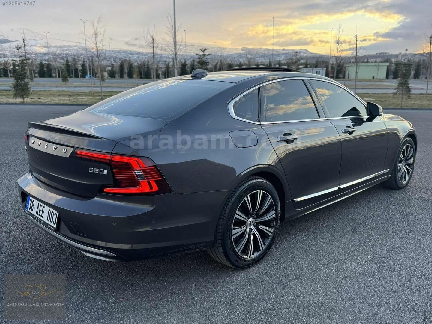 Galeriden Volvo S90 2.0 D B5 Plus Bright 2022 Model Kayseri 110.000 km Gri 4