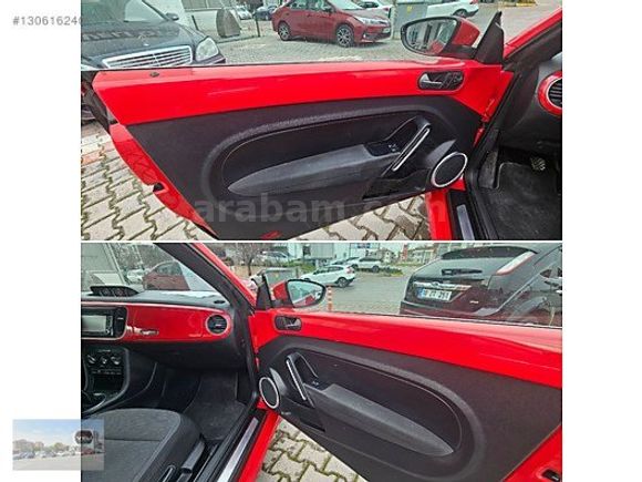 36ay Kredili 2012 BEETLE 1.2tsi DESİGN 105ps ATEŞ KIRMIZI.......