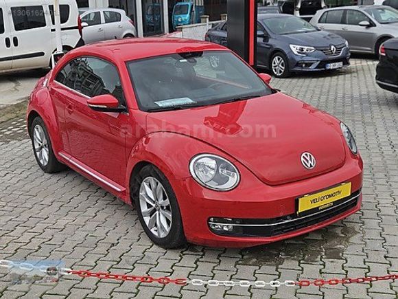 36ay Kredili 2012 BEETLE 1.2tsi DESİGN 105ps ATEŞ KIRMIZI.......