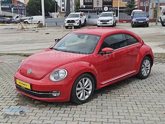 36ay Kredili 2012 BEETLE 1.2tsi DESİGN 105ps ATEŞ KIRMIZI.......