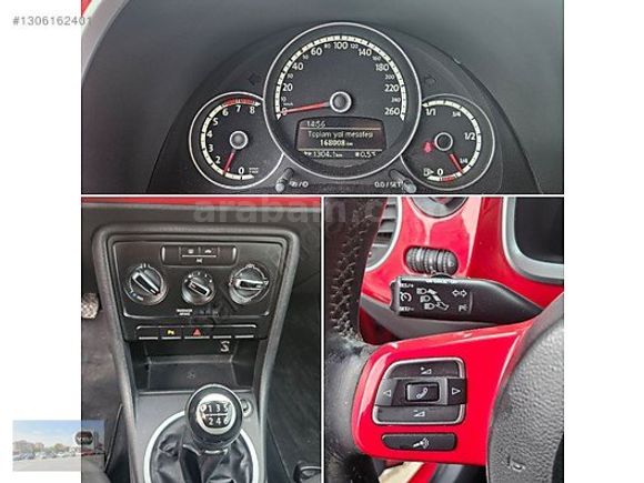 36ay Kredili 2012 BEETLE 1.2tsi DESİGN 105ps ATEŞ KIRMIZI.......