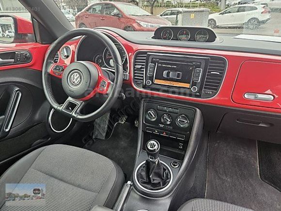 36ay Kredili 2012 BEETLE 1.2tsi DESİGN 105ps ATEŞ KIRMIZI.......