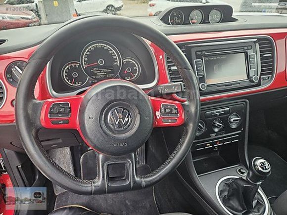 36ay Kredili 2012 BEETLE 1.2tsi DESİGN 105ps ATEŞ KIRMIZI.......